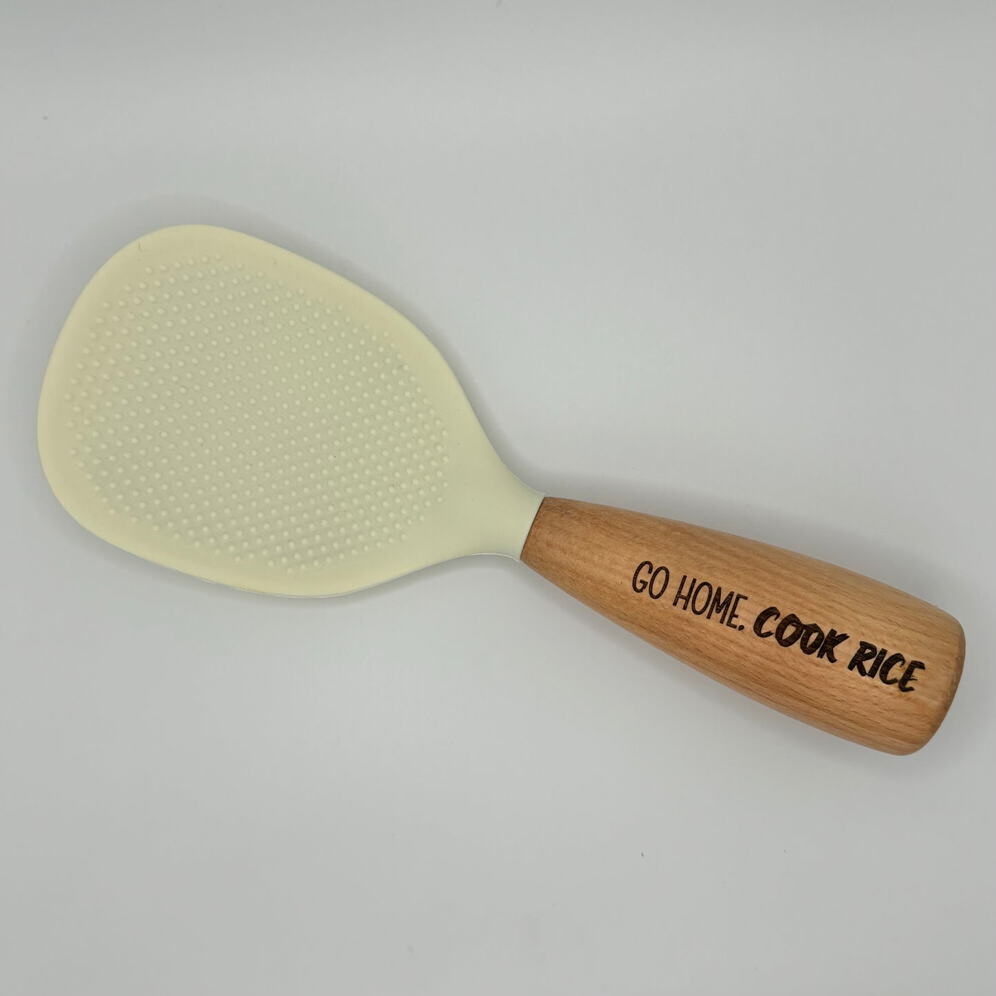 Standing Rice Paddle - “GO HOME, COOK RICE”