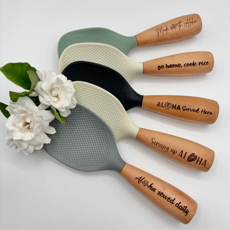 Standing Rice Paddle - “Made (naupaka) with Aloha”