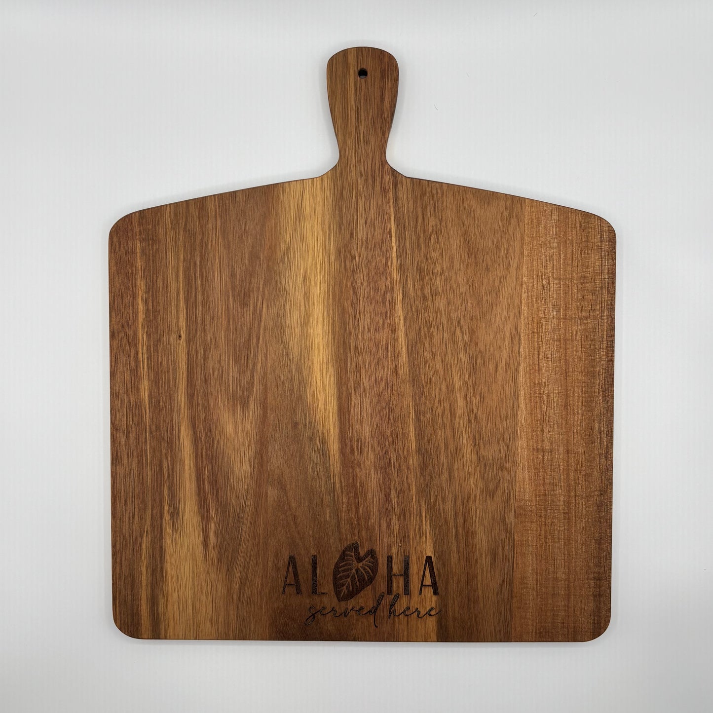 Charcuterie Set - 15.75” x 13.25” - “Aloha Served Here” Taro
