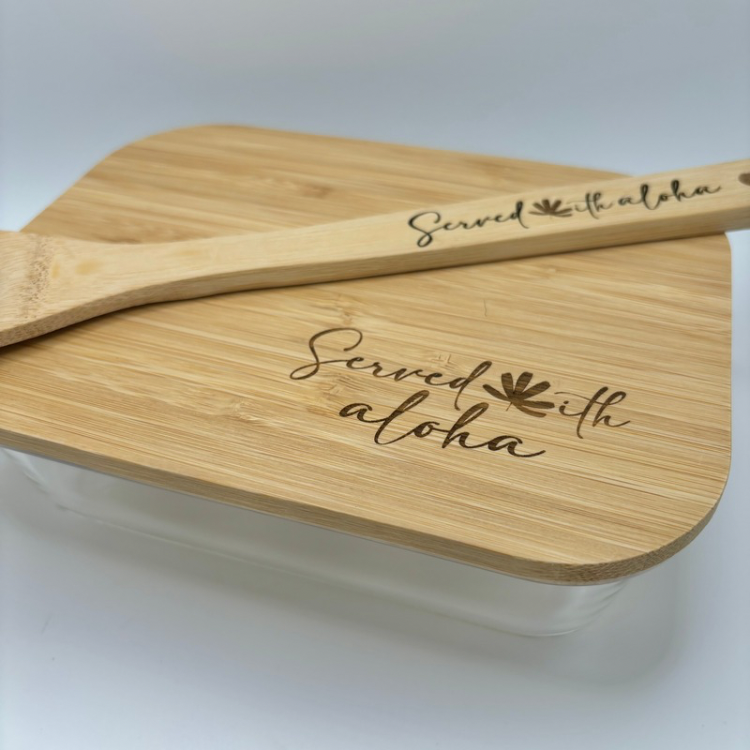Spoon - Bamboo - “Served with Aloha”, Fern