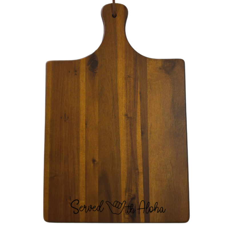 Charcuterie Set - “Served with Aloha" - 16.75"x10.75" - 4 Variations