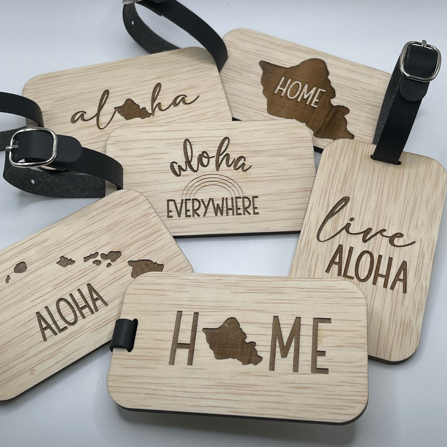 Bag Tag - “Aloha Everywhere” Rainbow