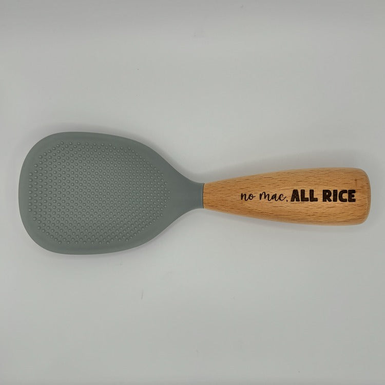Standing Rice Paddle - “no mac, ALL RICE"