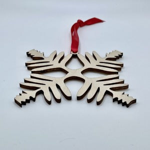 Ornament - Hawaiian Quilt Block - Ginger