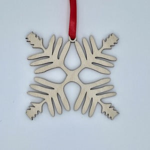 Ornament - Hawaiian Quilt Block - Ginger