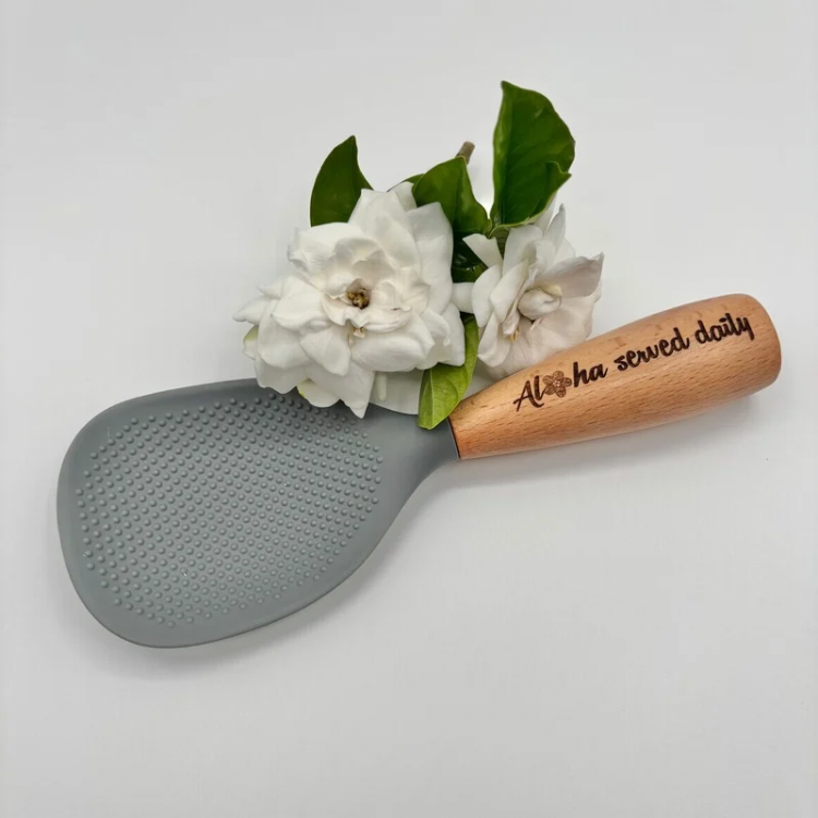 Standing Rice Paddle - “Aloha (hau) served daily”