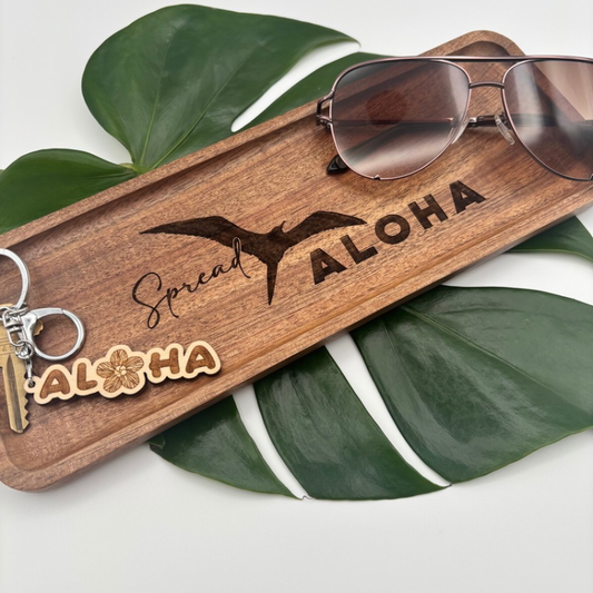 Wood Valet Tray - Small - 4 Designs