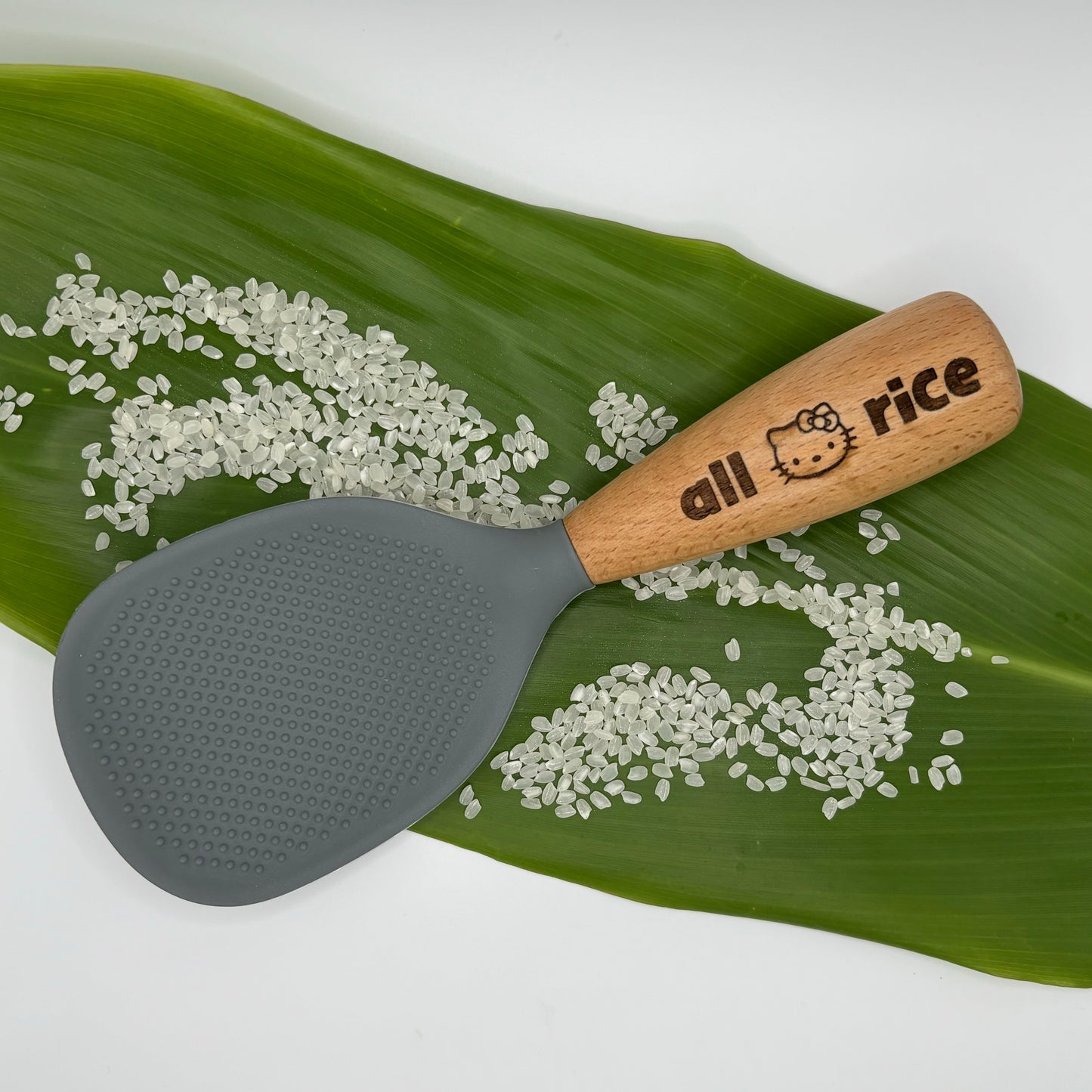 Standing Rice Paddle - “all (Hello Kitty) rice”