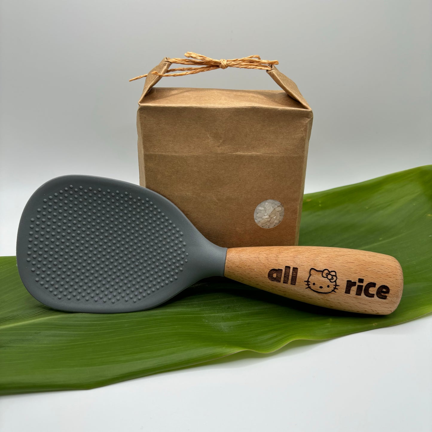 Standing Rice Paddle - “all (Hello Kitty) rice”