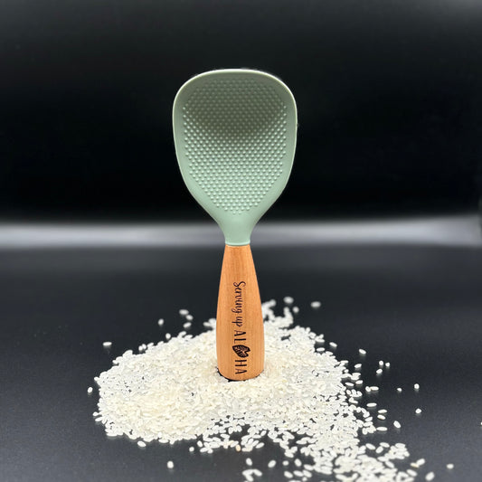 Standing Rice Paddle - “Serving up Aloha (Taro)”