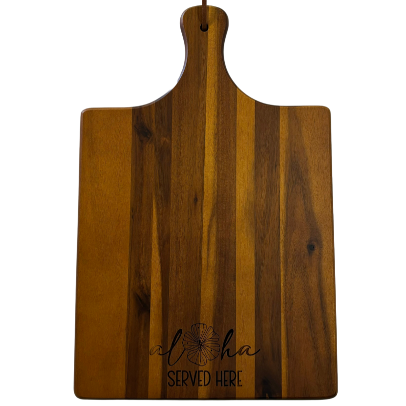 Charcuterie Set - 16.75"x10.75" - “Aloha Served Here” - 6 Variations
