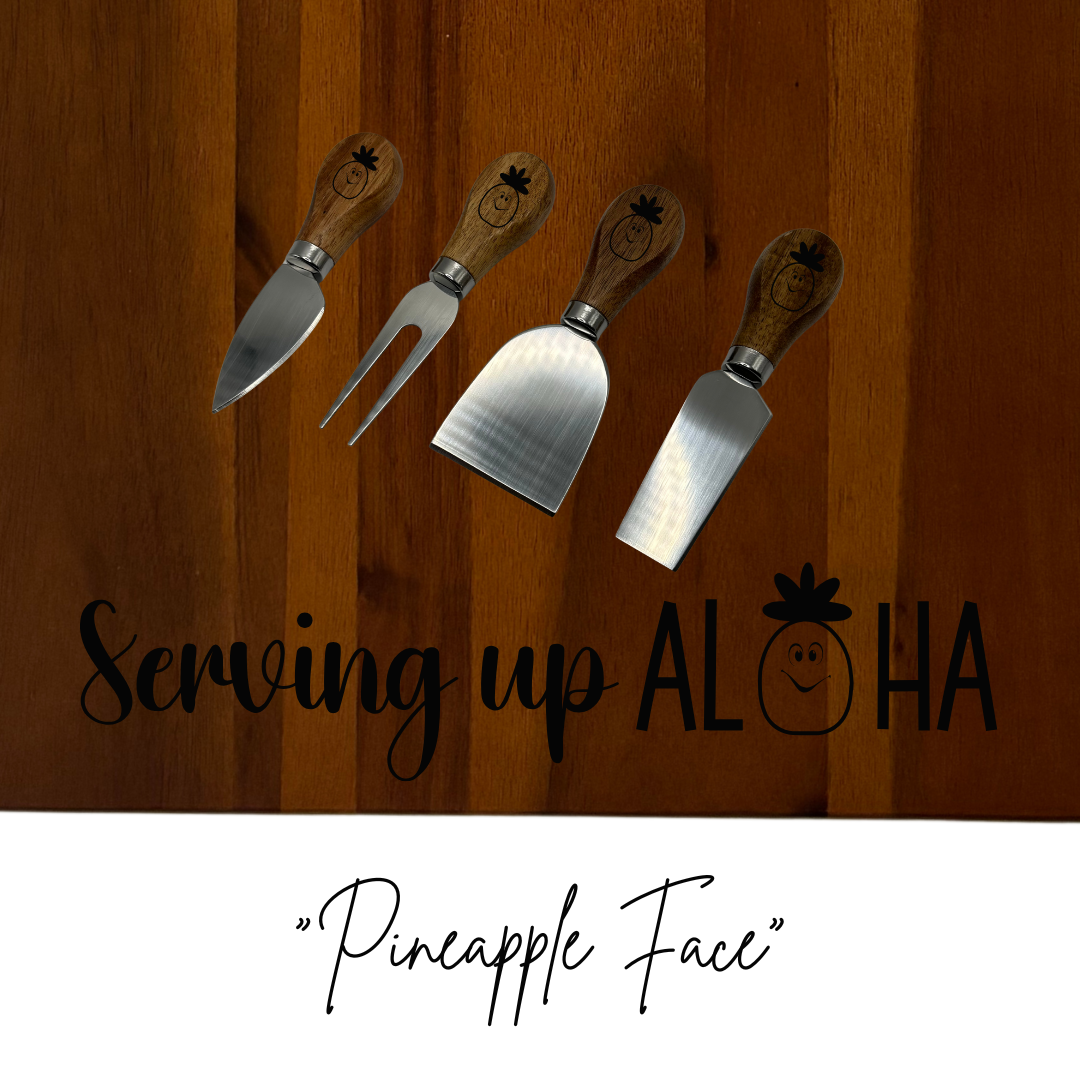 Charcuterie Set - “Serving up Aloha" - 16.75"x10.75" - 4 Variations