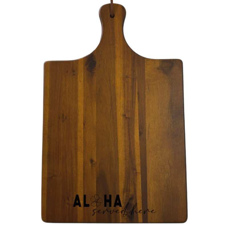 Charcuterie Set - 16.75"x10.75" - “Aloha Served Here” - 6 Variations