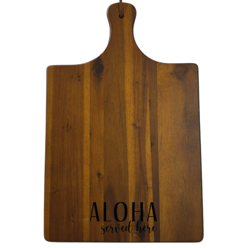 Charcuterie Set - 16.75"x10.75" - “Aloha Served Here” - 6 Variations