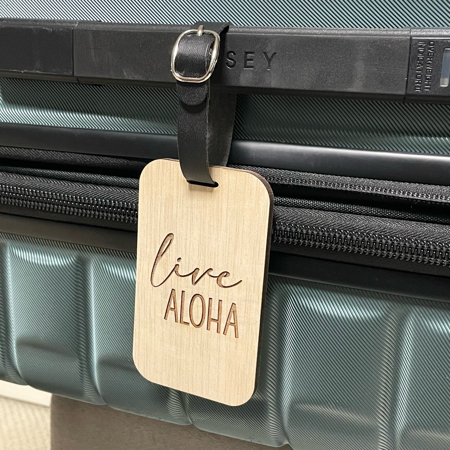 Bag Tag - “Live Aloha”