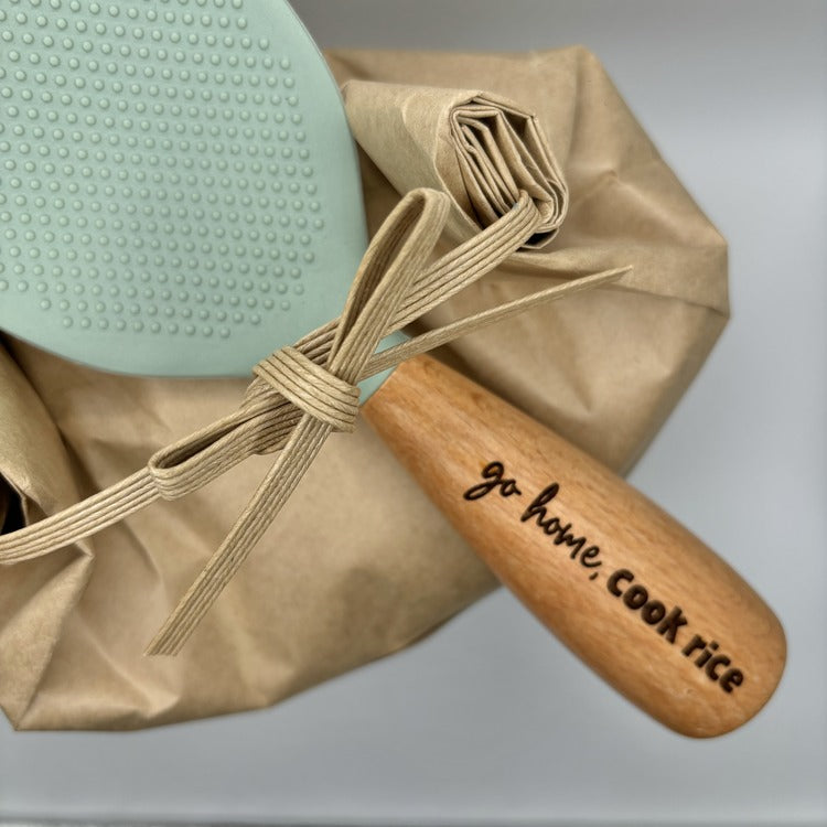 Standing Rice Paddle - "go home, cook rice” V2