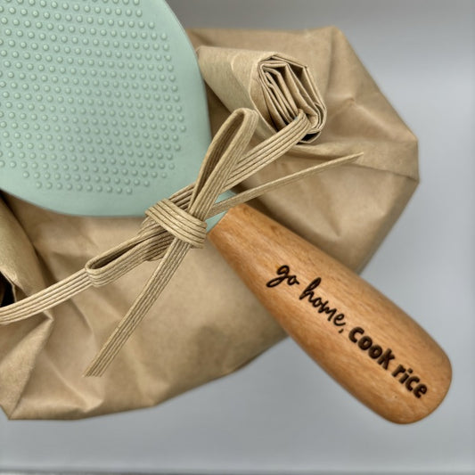 Standing Rice Paddle - "go home, cook rice” V2